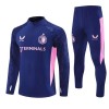 Feyenoord Rotterdam Felpe da Allenamento Quarto-Zip 2025-26 Blu per Uomo